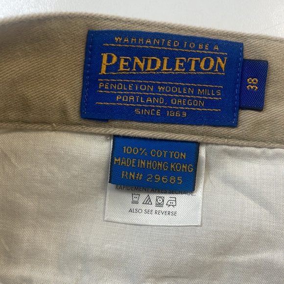 NWT Pendleton Mens khaki pants - Picture 4 of 7